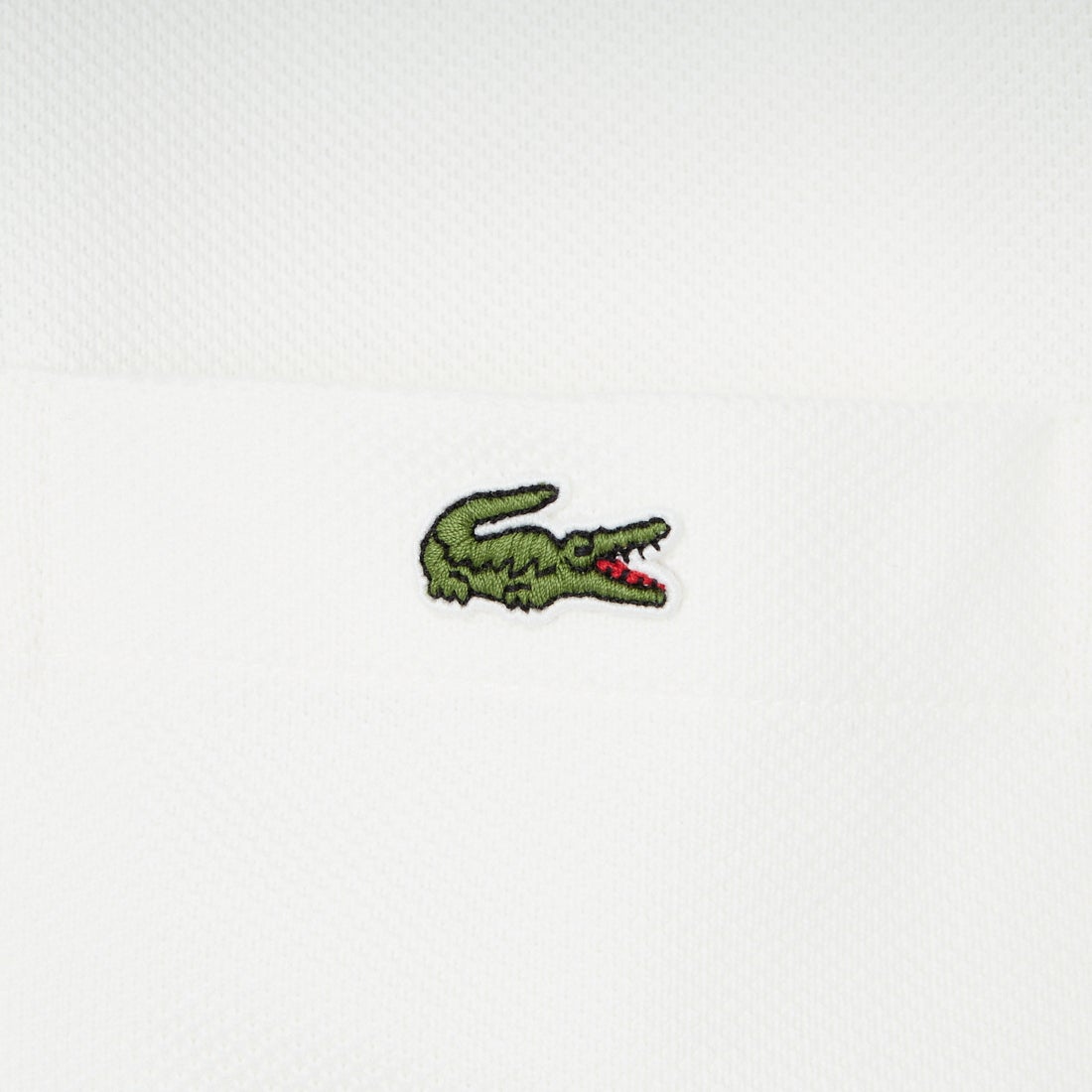 LACOSTE [ラコステ] ワンポイントロゴ 鹿の子ポケットTシャツ [TH4921] 70V WHITE