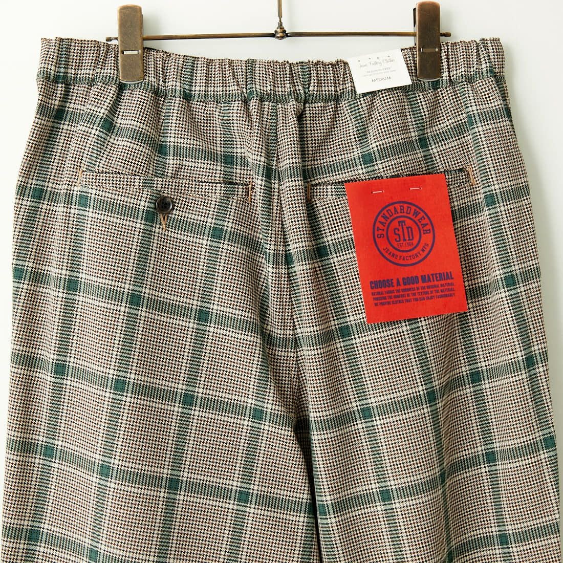 Jeans Factory Clothes [ジーンズファクトリークローズ] T/R チェックタックインパンツ [JFC-241-005] 67 BEG