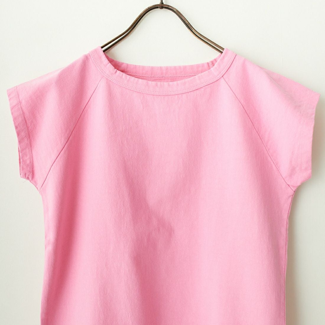 Jf Ready Made [ジェイエフレディメイド] USコットン ラグランフレンチスリーブTシャツ [JFS-C012] PINK