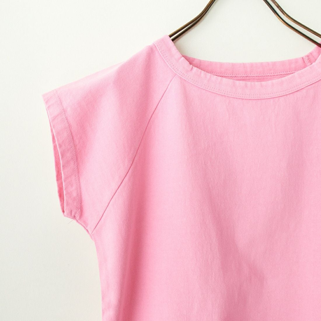 Jf Ready Made [ジェイエフレディメイド] USコットン ラグランフレンチスリーブTシャツ [JFS-C012] PINK