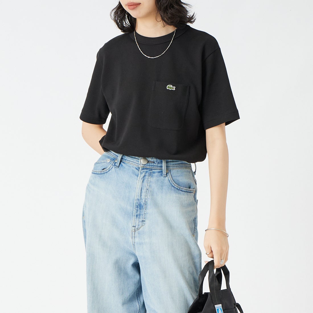 031 BLACK&&モデル身長：162cm 着用サイズ：2&&