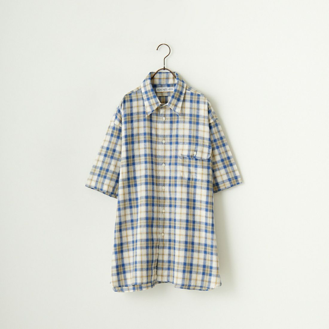 INDIVIDUALIZED SHIRTS [インディビジュアライズド シャツ] 別注 カバナシャツ [IS200016000-L-JF] L53BLP BLU