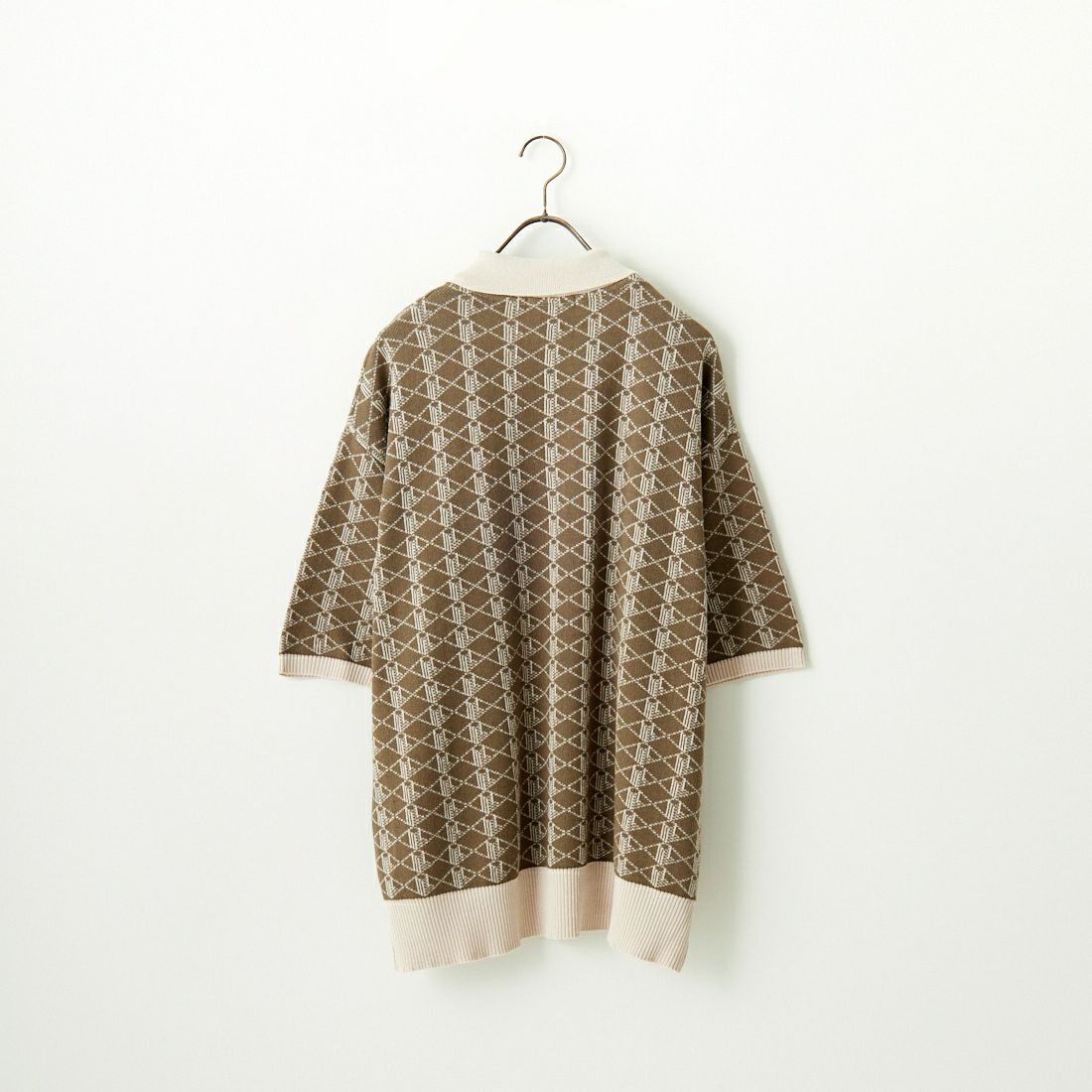 Noir Fabrik [ヌワールファブリック] 綿麻ジャガードポロシャツ [NF-242-016] ｵﾚｶﾞﾉ