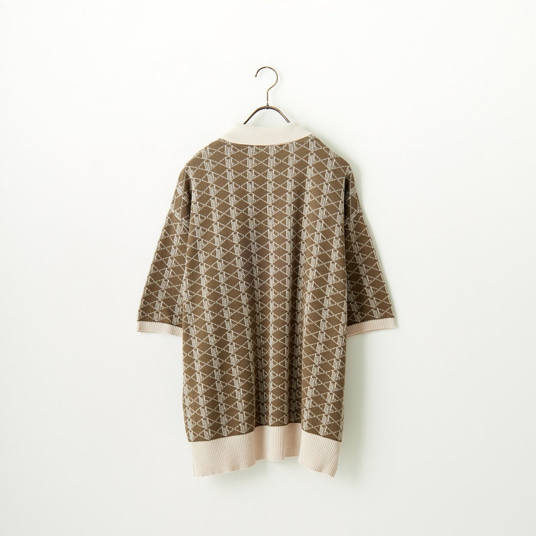 Noir Fabrik [ヌワールファブリック] 綿麻ジャガードポロシャツ [NF-242-016] ｵﾚｶﾞﾉ