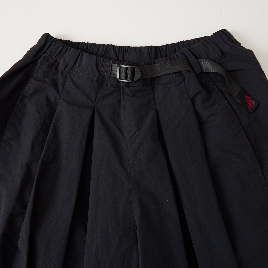 GRAMiCCi [グラミチ] ナイロンフレアパンツ [G2SW-SK034] BLACK