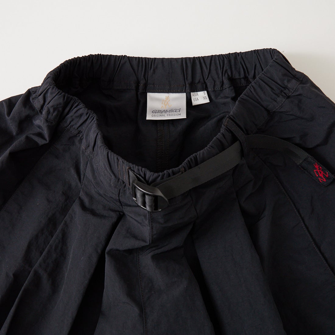 GRAMiCCi [グラミチ] ナイロンフレアパンツ [G2SW-SK034] BLACK