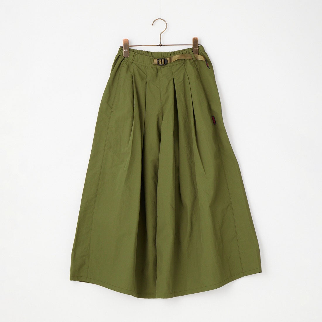 GRAMiCCi [グラミチ] ナイロンフレアパンツ [G2SW-SK034] OLIVE