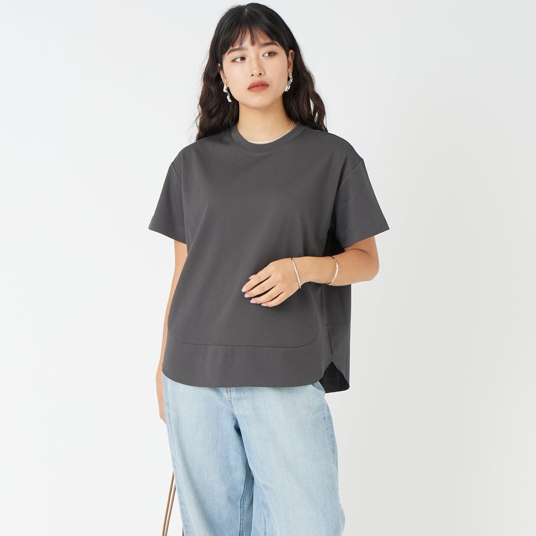 003 ﾁｬｺｰﾙ&&モデル身長：162cm 着用サイズ：F&&