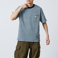 BLU/GRY ML&&モデル身長：168cm 着用サイズ：M&&