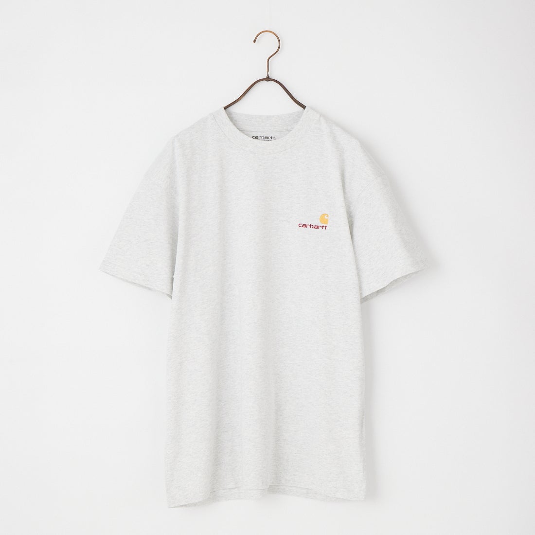 carhartt WIP [カーハートダブリューアイピー] ショートスリーブアメリカンスクリプトTシャツ [I029956] ASH HEATHE