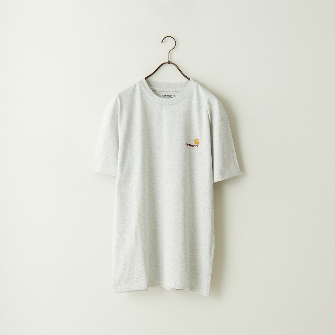 carhartt WIP [カーハートダブリューアイピー] ショートスリーブアメリカンスクリプトTシャツ [I029956] ASH HEATHE
