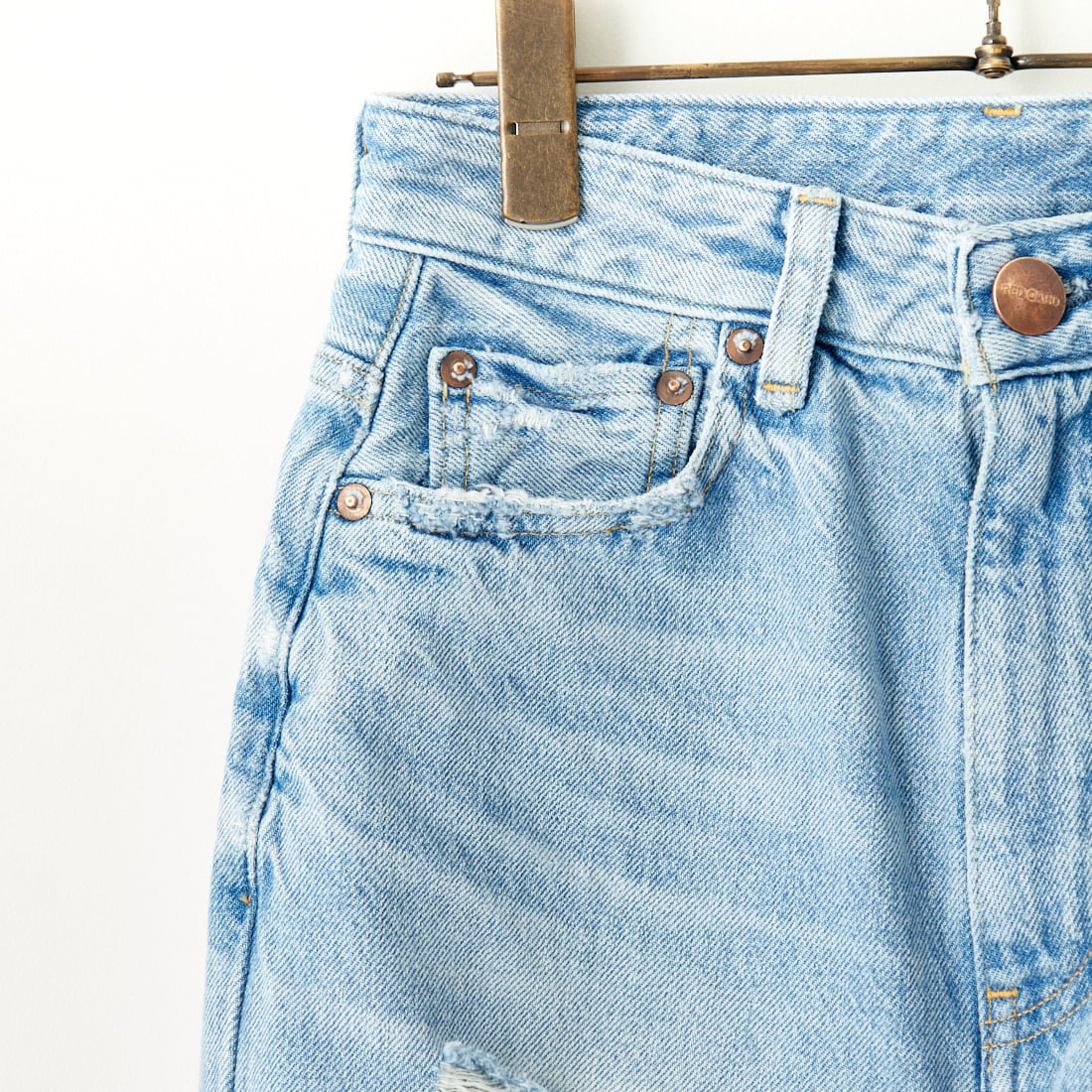 RED CARD TOKYO [レッドカード トーキョー] Blues ルーズテーパードデニム [72257501KDL] K-DAMAGE L