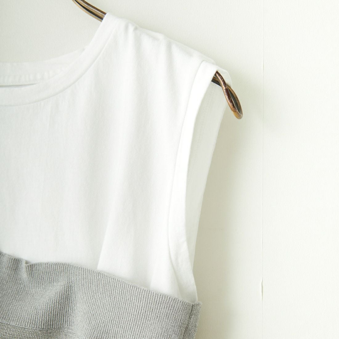 MICA&DEAL [マイカアンドディール] ラメベアトップ＆タンクセット [0124209083] SILVER