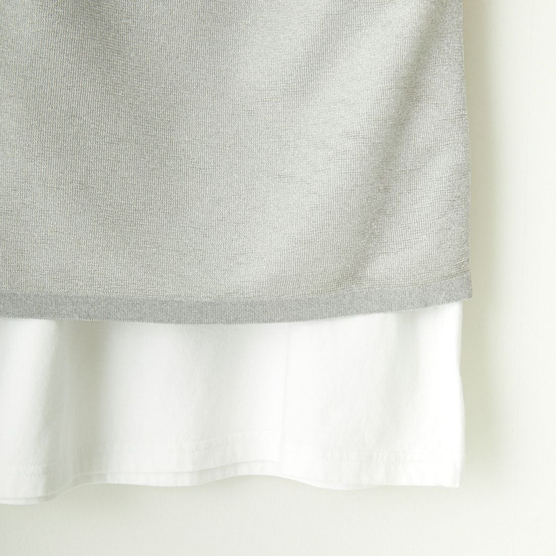 MICA&DEAL [マイカアンドディール] ラメベアトップ＆タンクセット [0124209083] SILVER