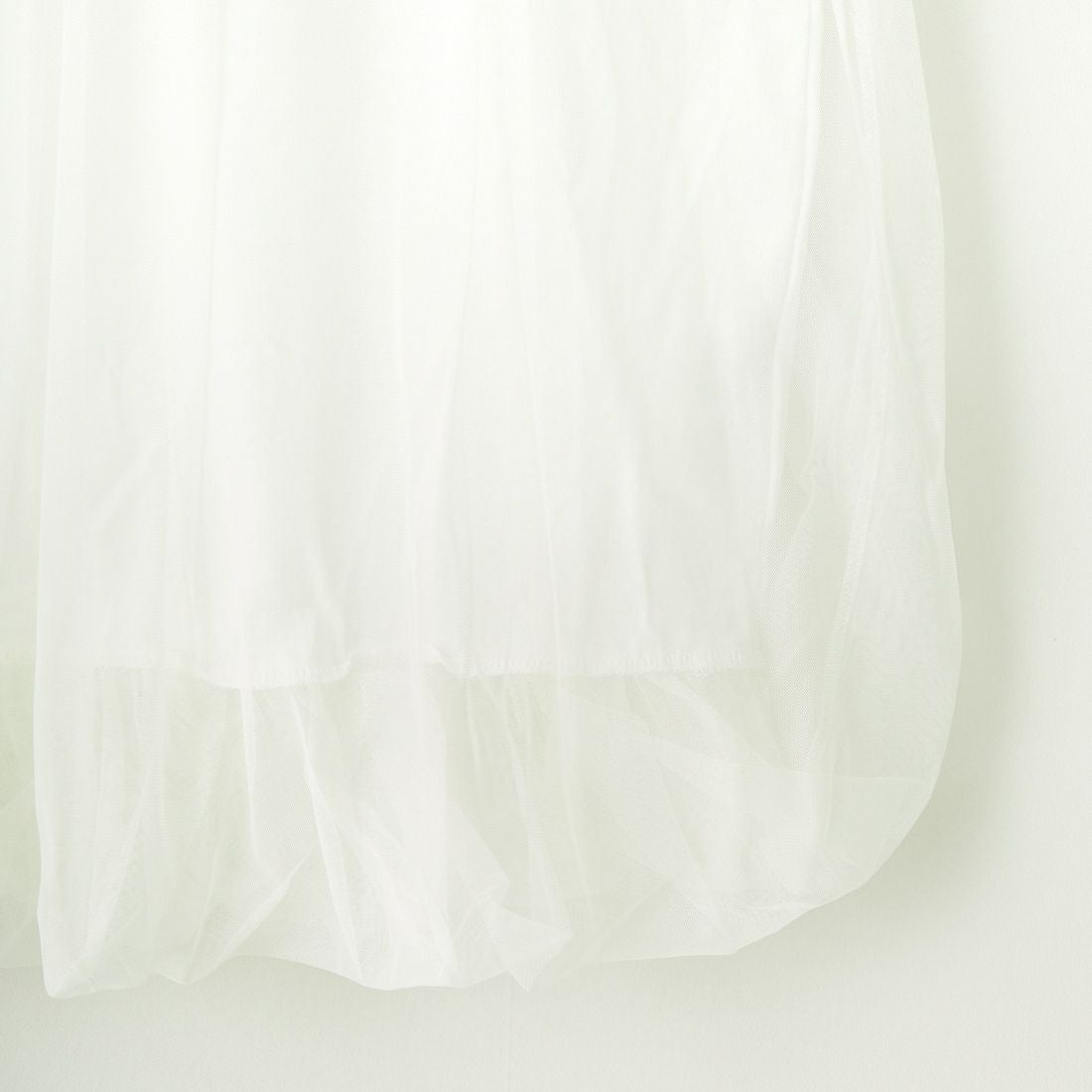 Margaux vintage [マルゴーヴィンテージ] チュールコンビTシャツ [MG-CT-24021-S] OFF WHITE