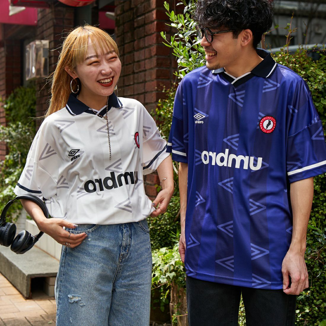 UMBRO [アンブロ] 別注 総柄プリント ゲームシャツ [UMNK-G0033-JF