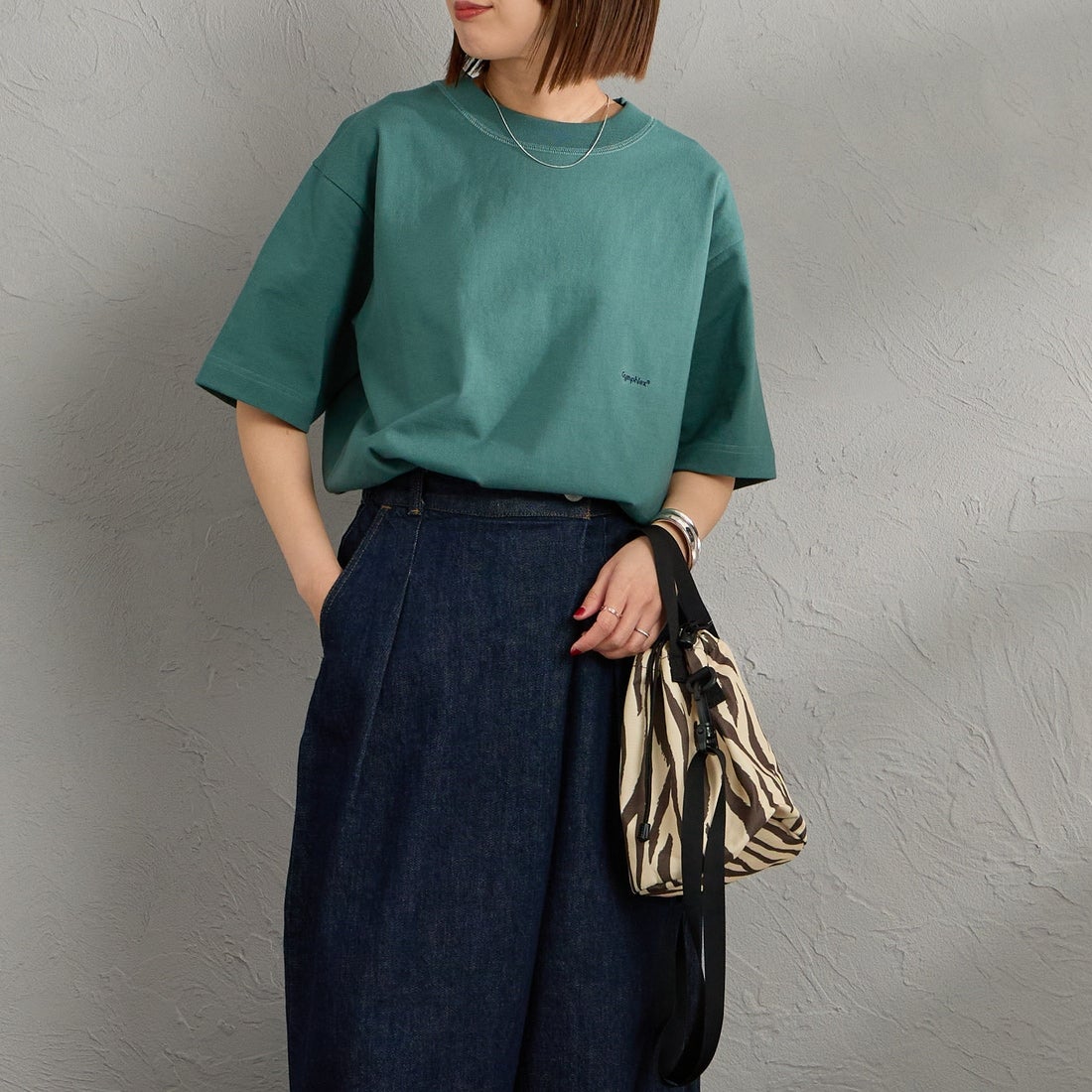 LT.GREEN&&モデル身長：159cm 着用サイズ：XS&&