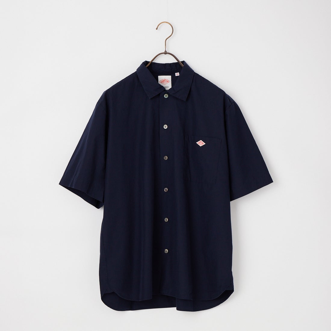 DANTON [ダントン] プレーン ワークシャツ [DT-B0049CPL] NAVY