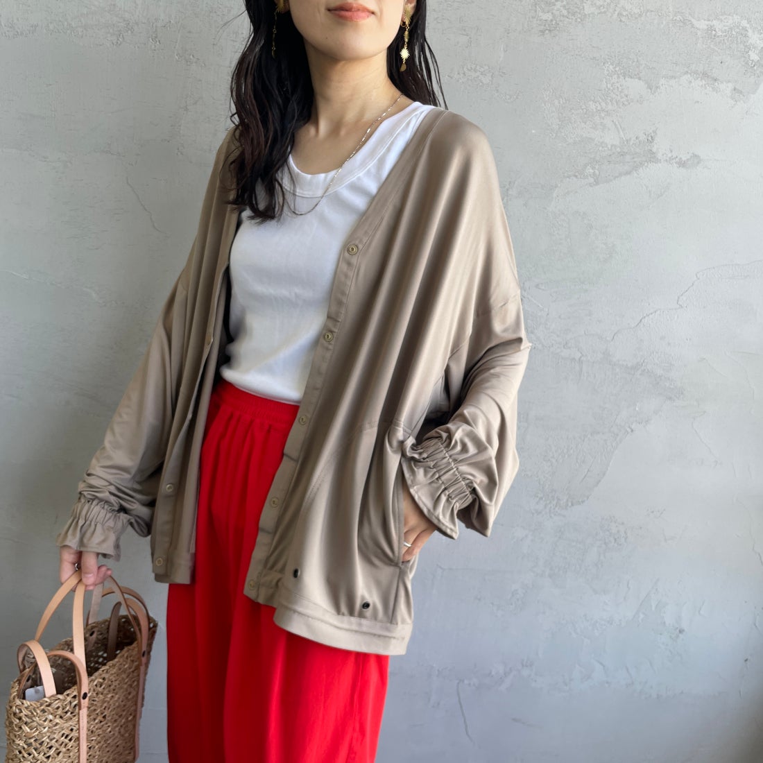 GREIGE &&モデル身長：160cm 着用サイズ：M&&