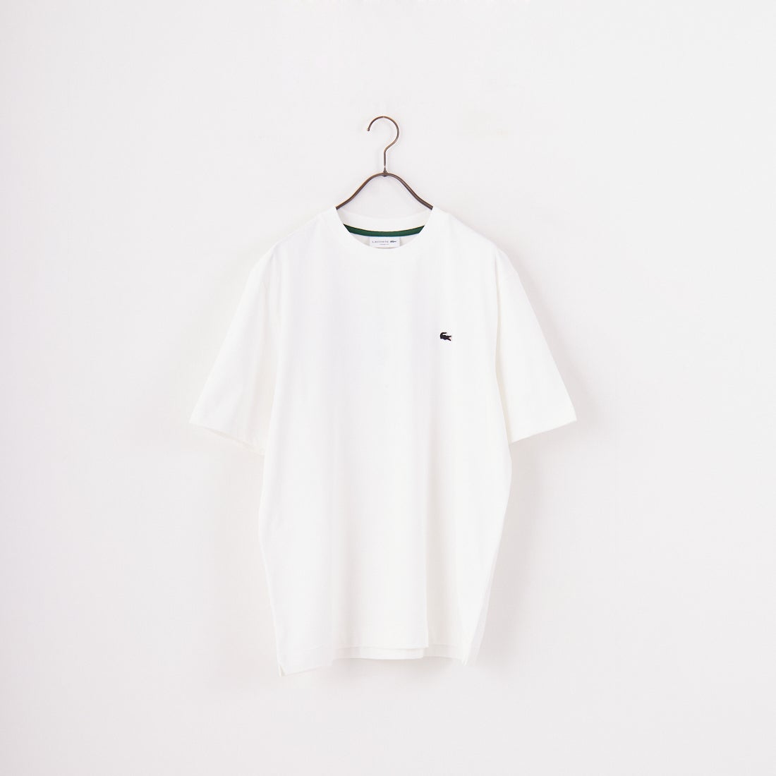LACOSTE [ラコステ] バックプリントベーシックTシャツ [TH4705] 70V WHITE