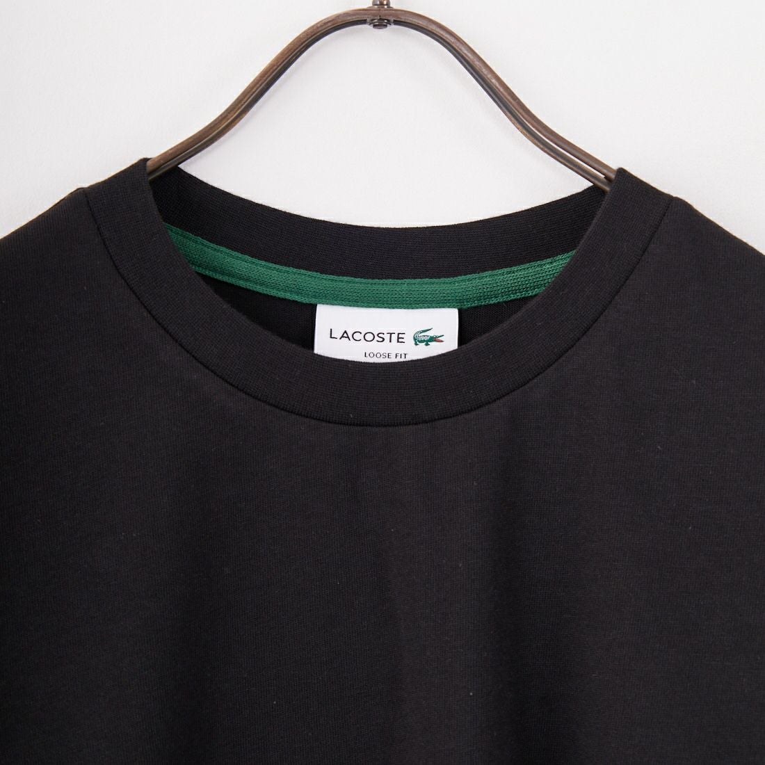 LACOSTE [ラコステ] バックプリントベーシックTシャツ [TH4705] 031 BLACK