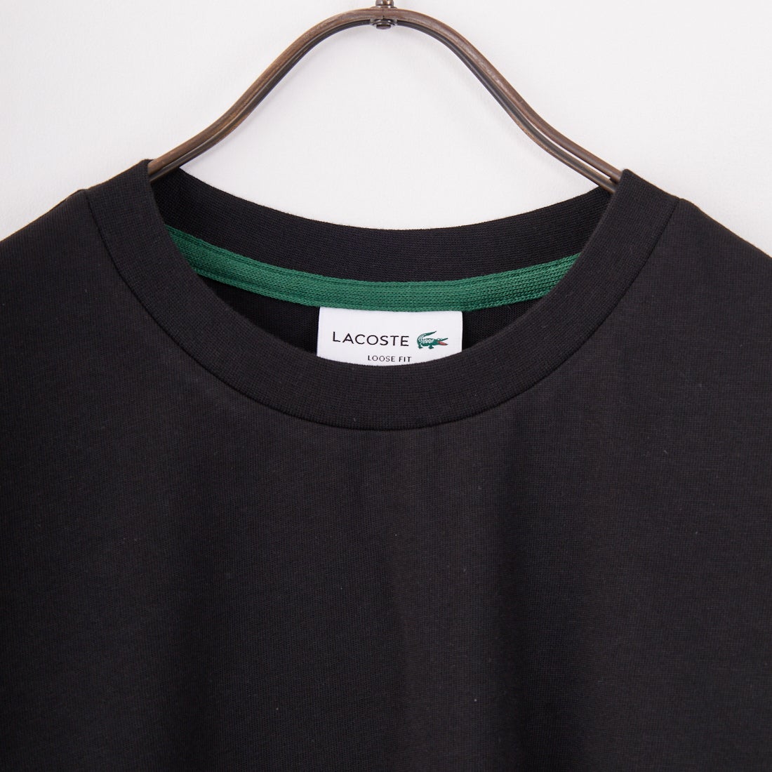 LACOSTE [ラコステ] バックプリントベーシックTシャツ [TH4705] 031 BLACK