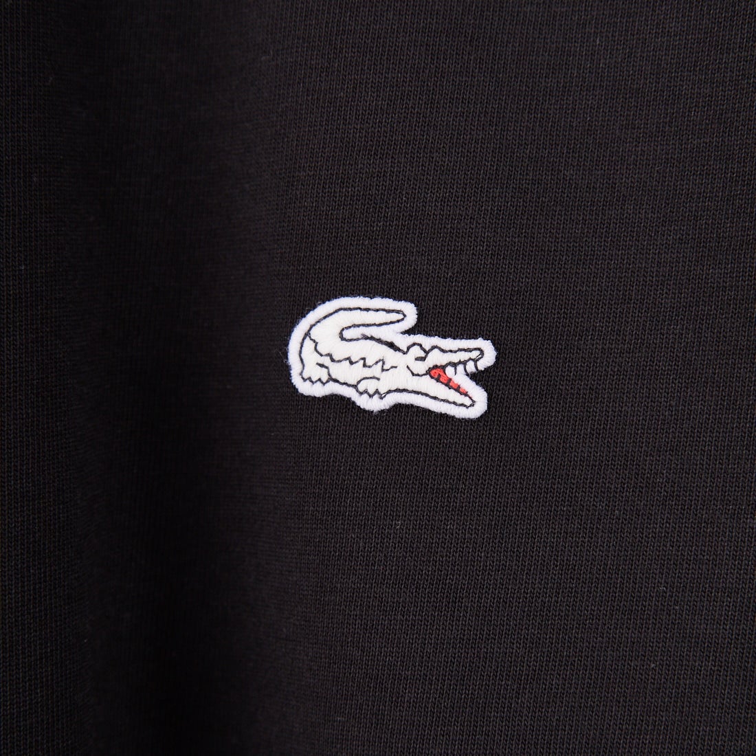 LACOSTE [ラコステ] バックプリントベーシックTシャツ [TH4705] 031 BLACK