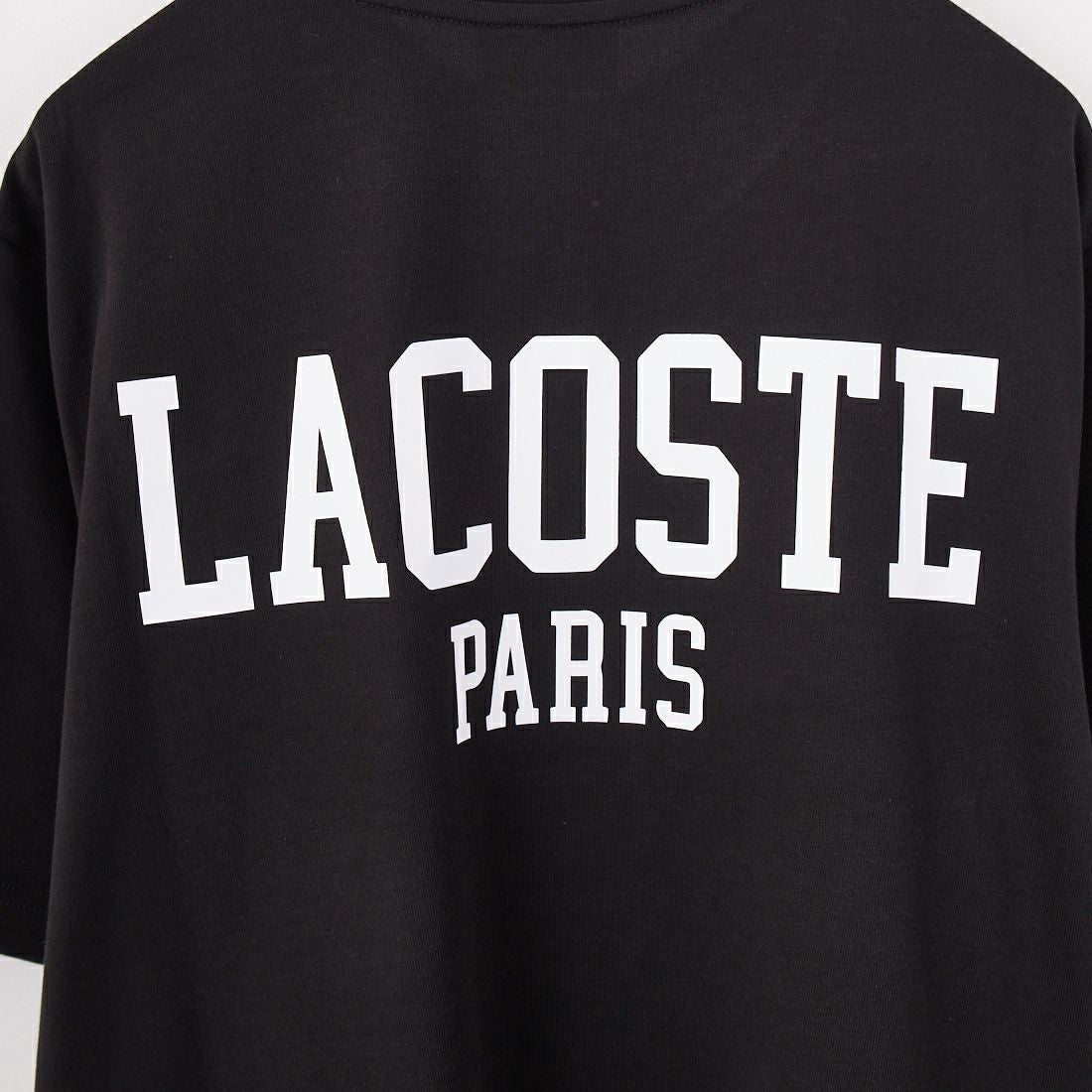 LACOSTE [ラコステ] バックプリントベーシックTシャツ [TH4705] 031 BLACK