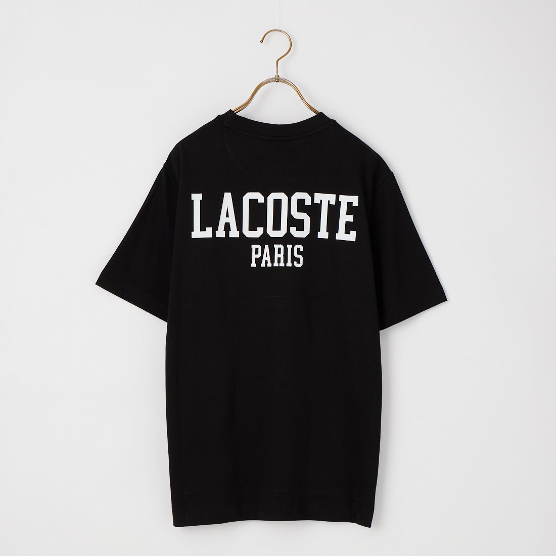 LACOSTE [ラコステ] バックプリントベーシックTシャツ [TH4705] 031 BLACK