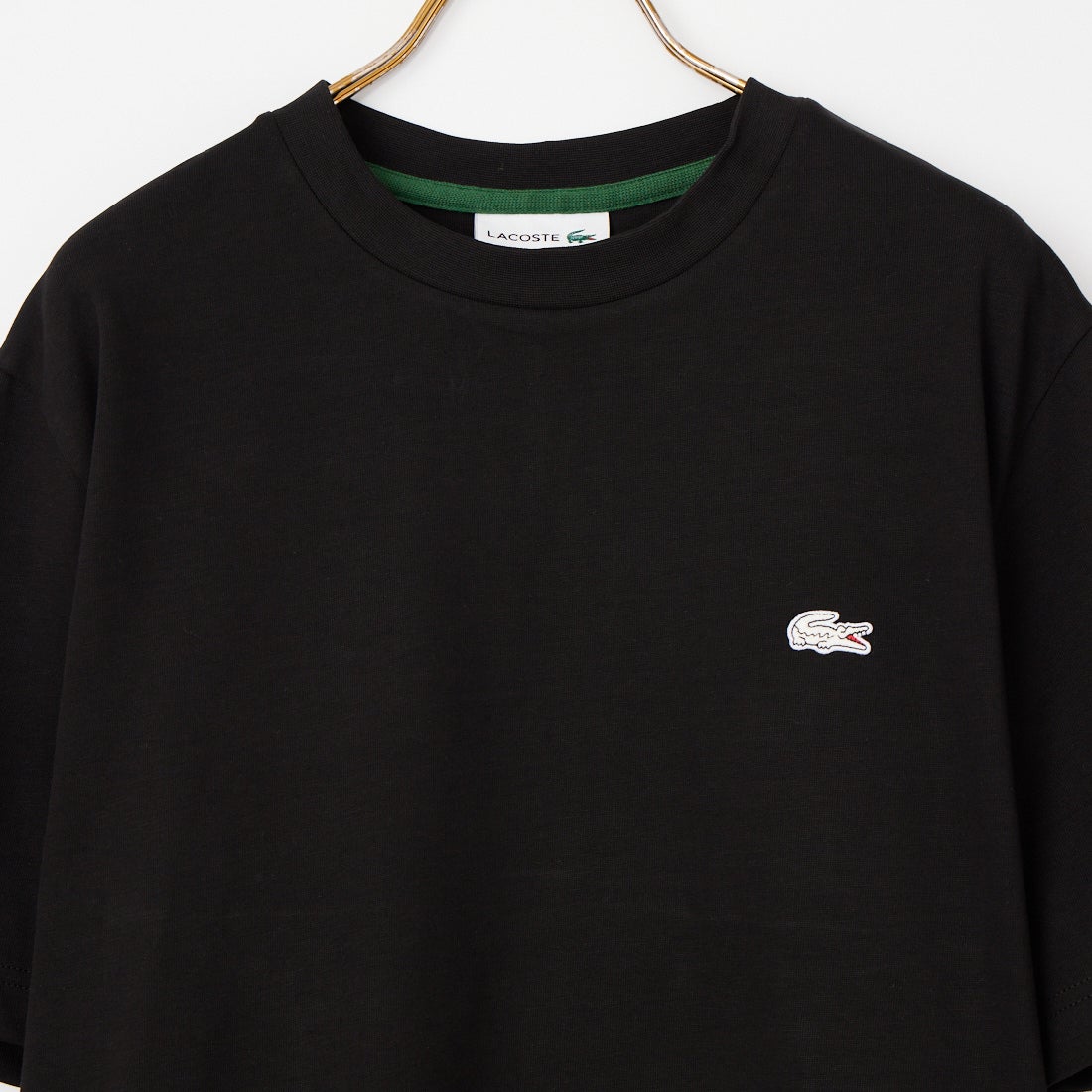LACOSTE [ラコステ] バックプリントベーシックTシャツ [TH4705] 031 BLACK