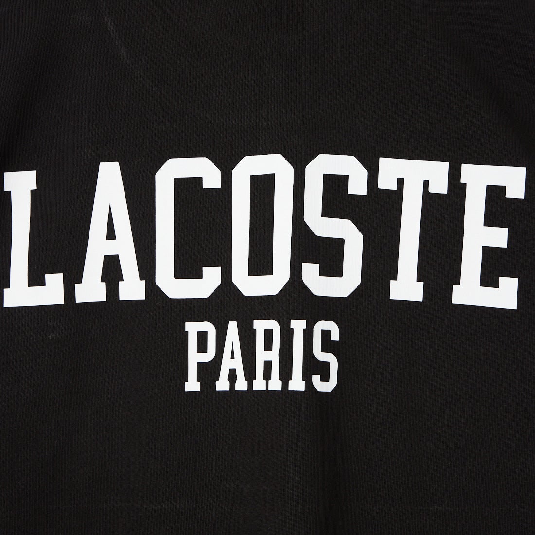 LACOSTE [ラコステ] バックプリントベーシックTシャツ [TH4705] 031 BLACK