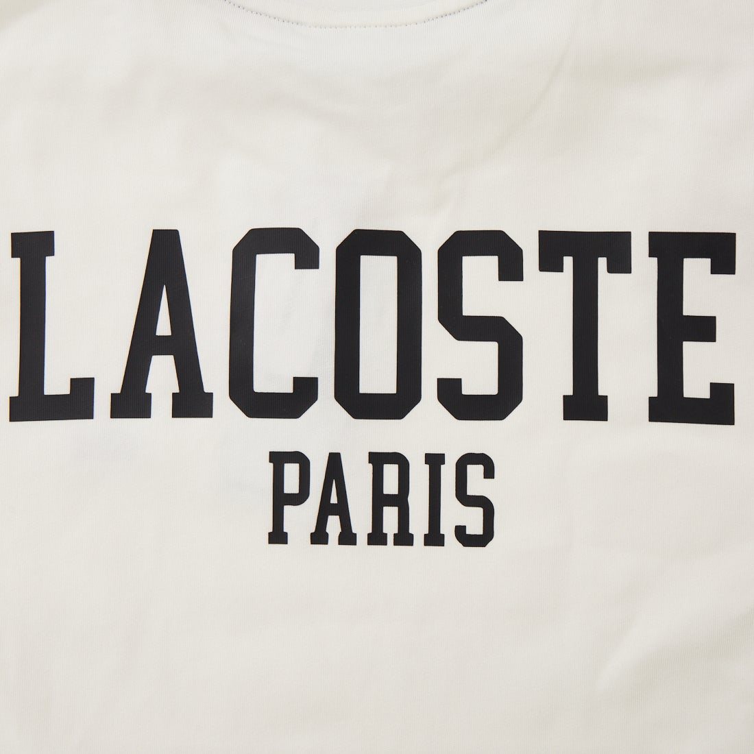 LACOSTE [ラコステ] バックプリントベーシックTシャツ [TH4705] 70V WHITE