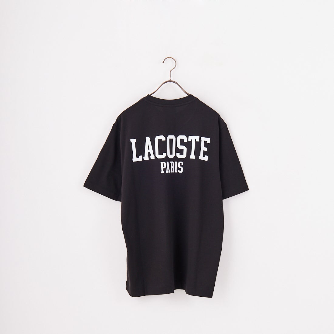 LACOSTE [ラコステ] バックプリントベーシックTシャツ [TH4705] 031 BLACK