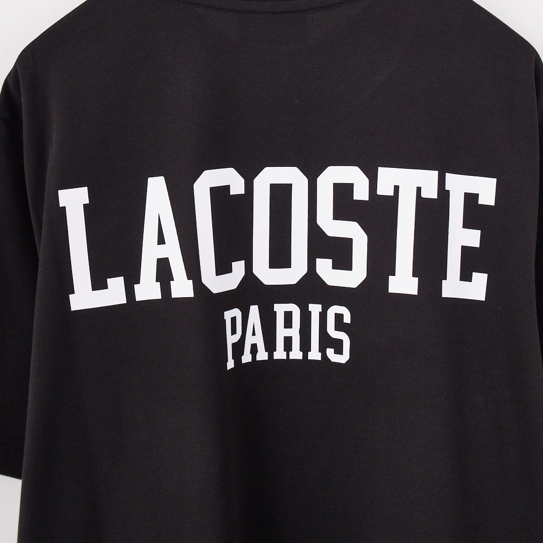 LACOSTE [ラコステ] バックプリントベーシックTシャツ [TH4705] 031 BLACKLACOSTE [ラコステ] バックプリントベーシックTシャツ [TH4705] 031 BLACK