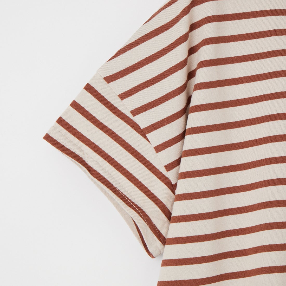 ORCIVAL [オーシバル] ボートネック ショートスリーブプルオーバー [OR-C0335BFJ] OYSTER/BRN