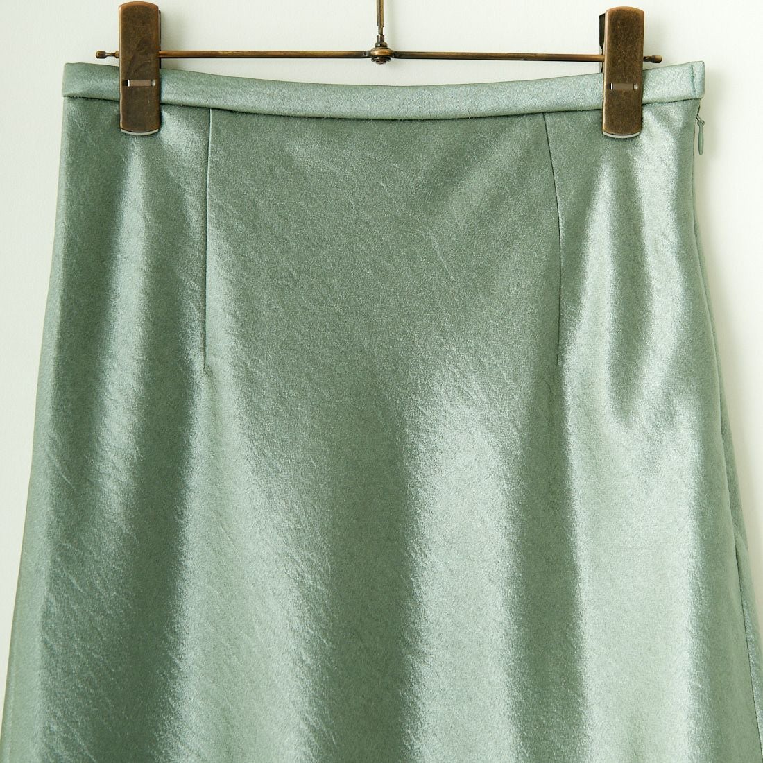 dolly-sean [ドリーシーン] クレーターサテン バイヤスフレアスカート [M-8110] 720 ｸﾞﾘｰﾝ