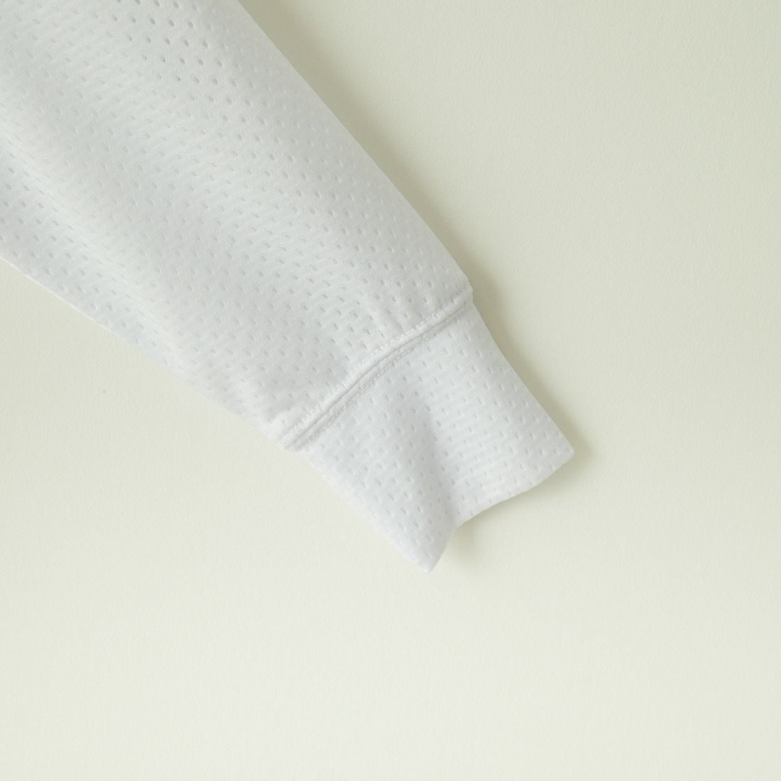 LA Blanks [エルエーブランクス] 2レイヤーメッシュカーディガン [2LAYER-MESH-CARDIGAN] WHITE