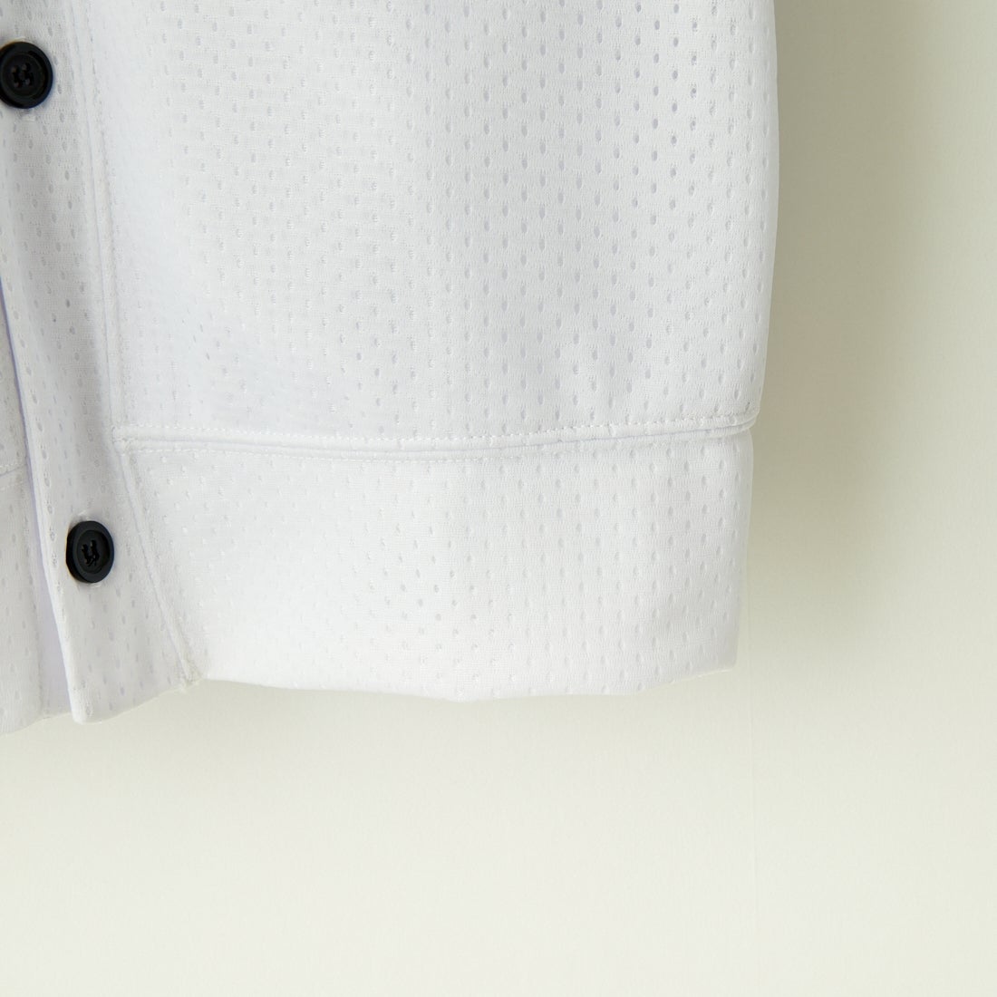 LA Blanks [エルエーブランクス] 2レイヤーメッシュカーディガン [2LAYER-MESH-CARDIGAN] WHITE