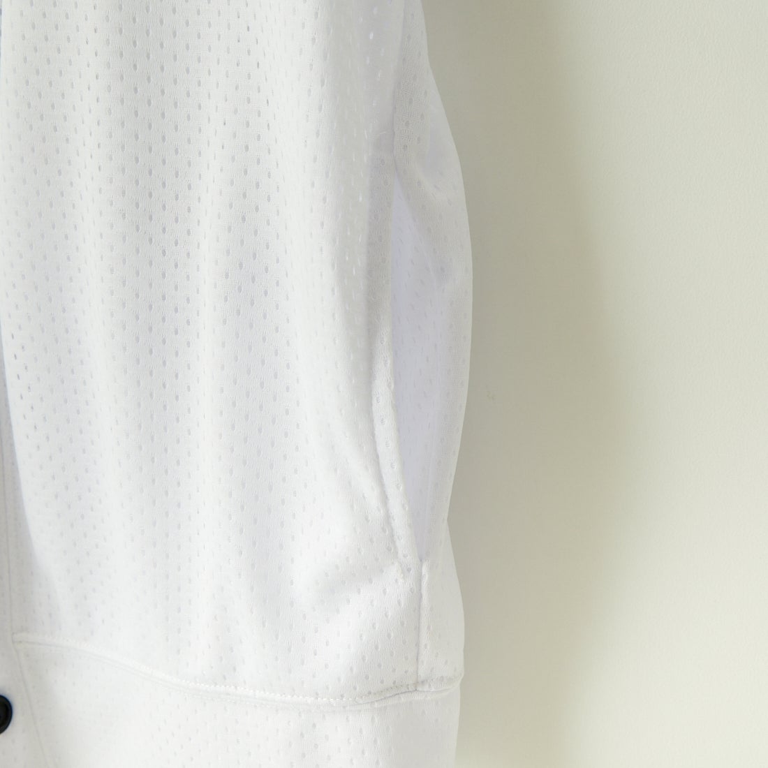 LA Blanks [エルエーブランクス] 2レイヤーメッシュカーディガン [2LAYER-MESH-CARDIGAN] WHITE