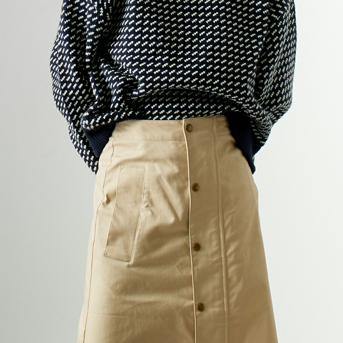 Barbour [バブアー] ロングレングススカート [241LSKG001] BEIGE