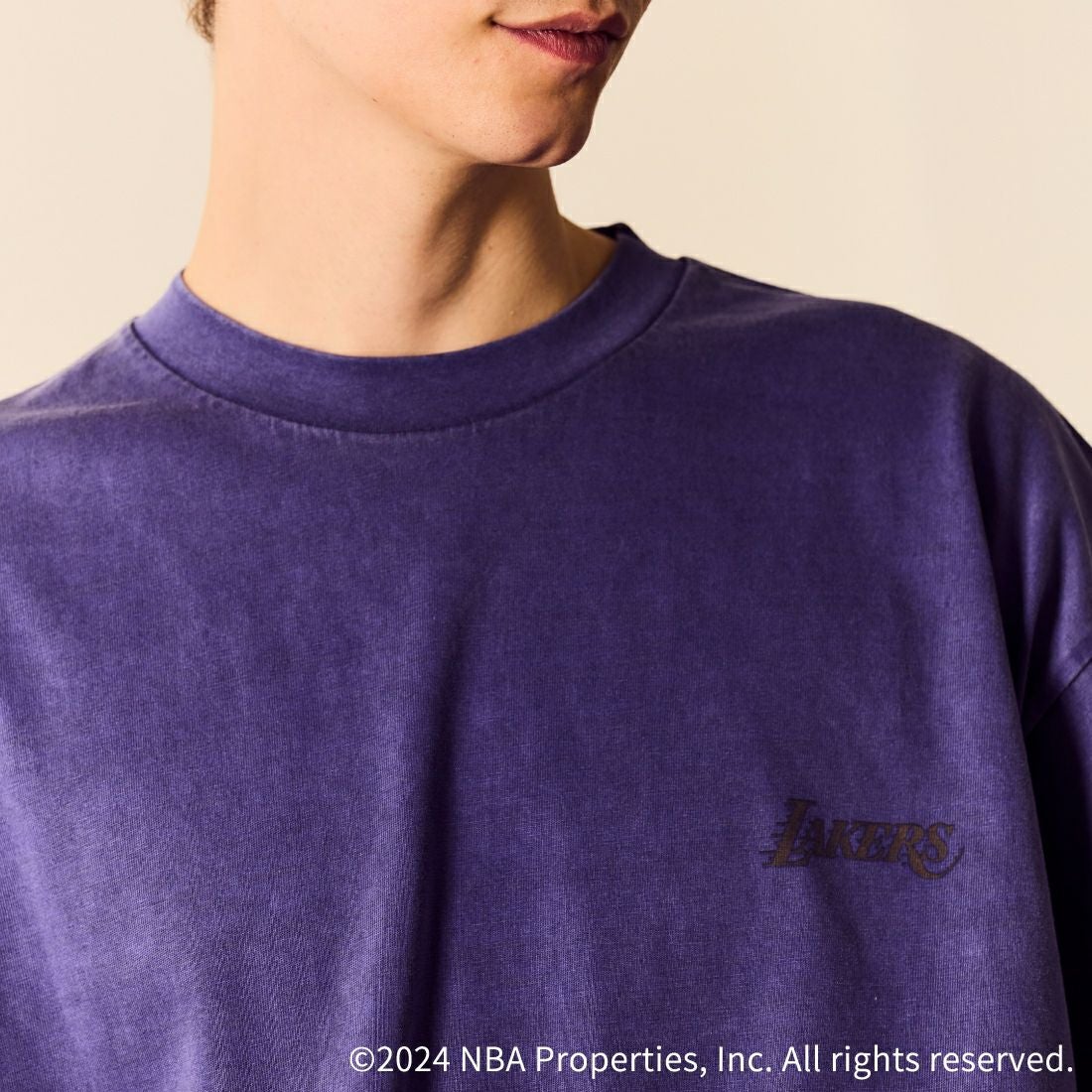 OFF THE COURT BY NBA [オフ ザ コート バイ エヌビーエー] 別注 チームTシャツ [JF-24SS-002-JF] PPL LAKERS