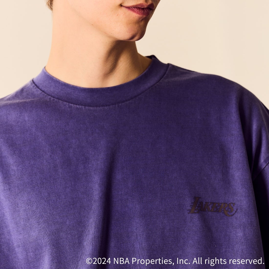 OFF THE COURT BY NBA [オフ ザ コート バイ エヌビーエー] 別注 チームTシャツ [JF-24SS-002-JF] PPL LAKERS