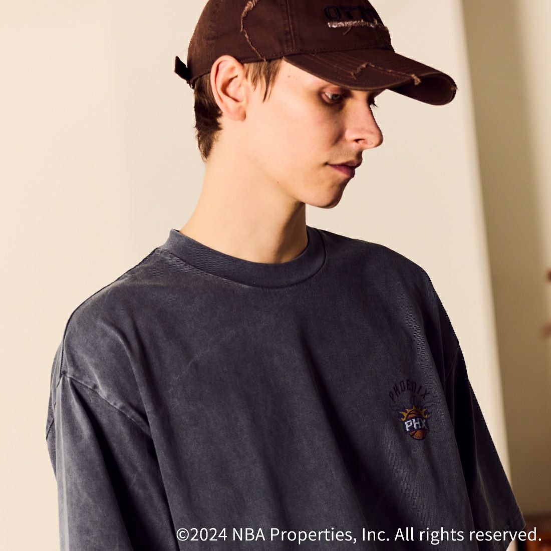 OFF THE COURT BY NBA [オフ ザ コート バイ エヌビーエー] 別注 チームTシャツ [JF-24SS-002-JF] BLK SUNS