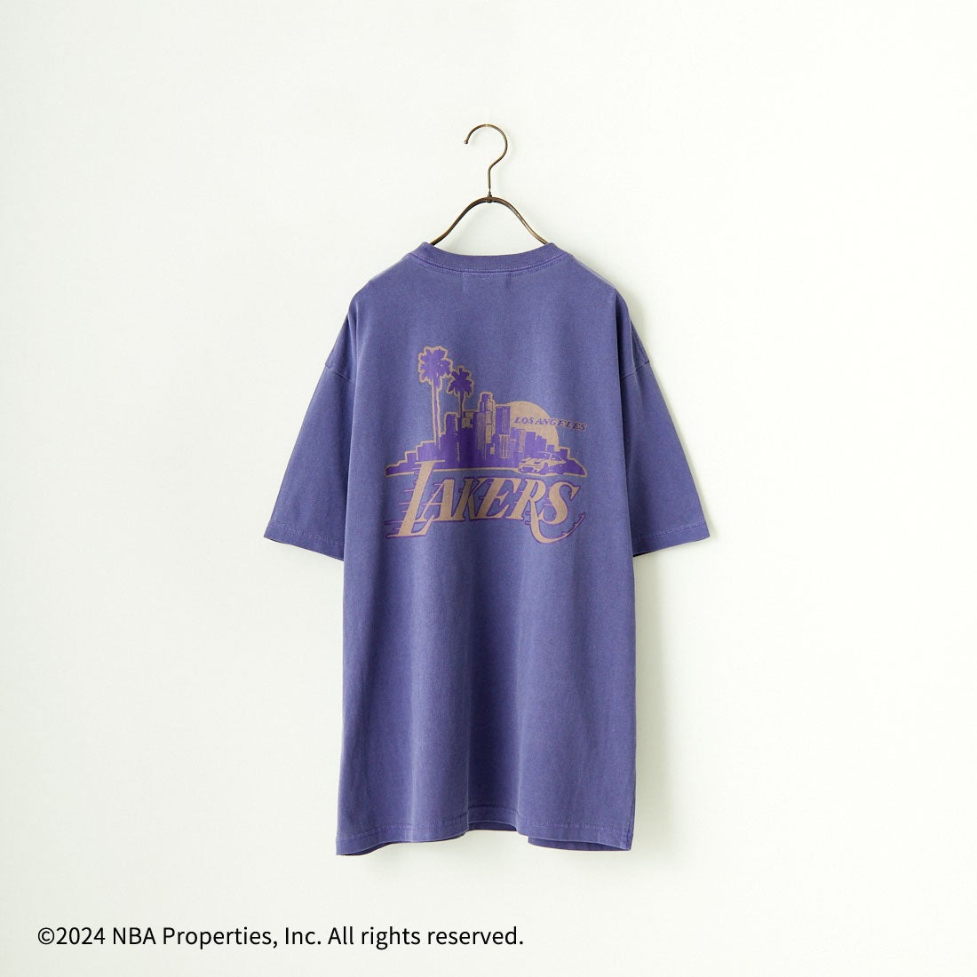 OFF THE COURT BY NBA [オフ ザ コート バイ エヌビーエー] 別注 チームTシャツ [JF-24SS-002-JF] ASH KNICKS