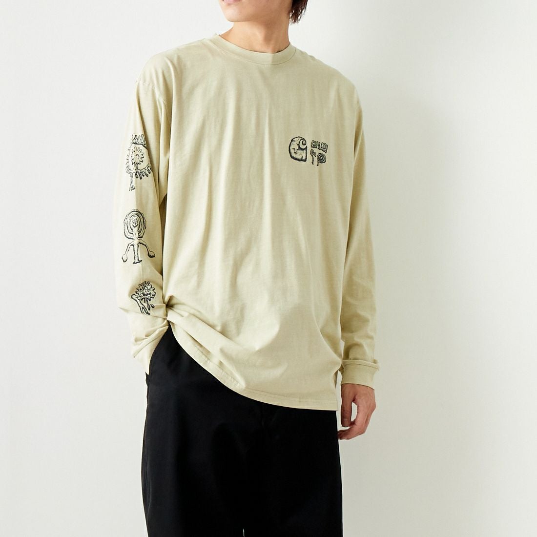 carhartt WIP [カーハートダブリューアイピー] ロングスリーブ ミメトリスTシャツ [I033175] BERYL/FLIN