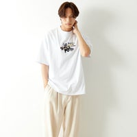 H WHITE&&モデル身長：179cm 着用サイズ：L&&