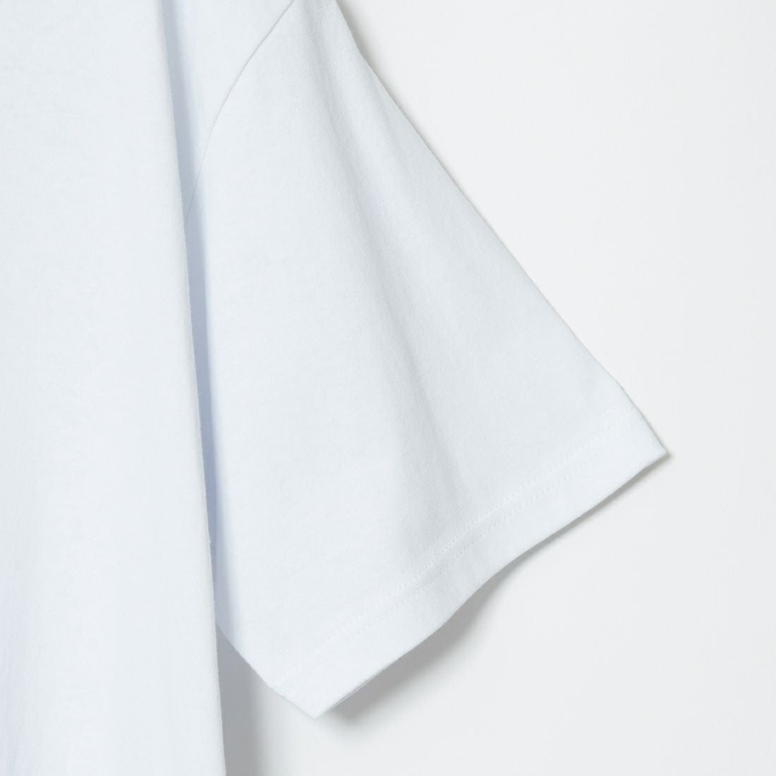 33Degrees [サーティースリーディグリーズ] 髭おじさんサガラ刺繍半袖Tシャツ [TDR-242-024] H WHITE