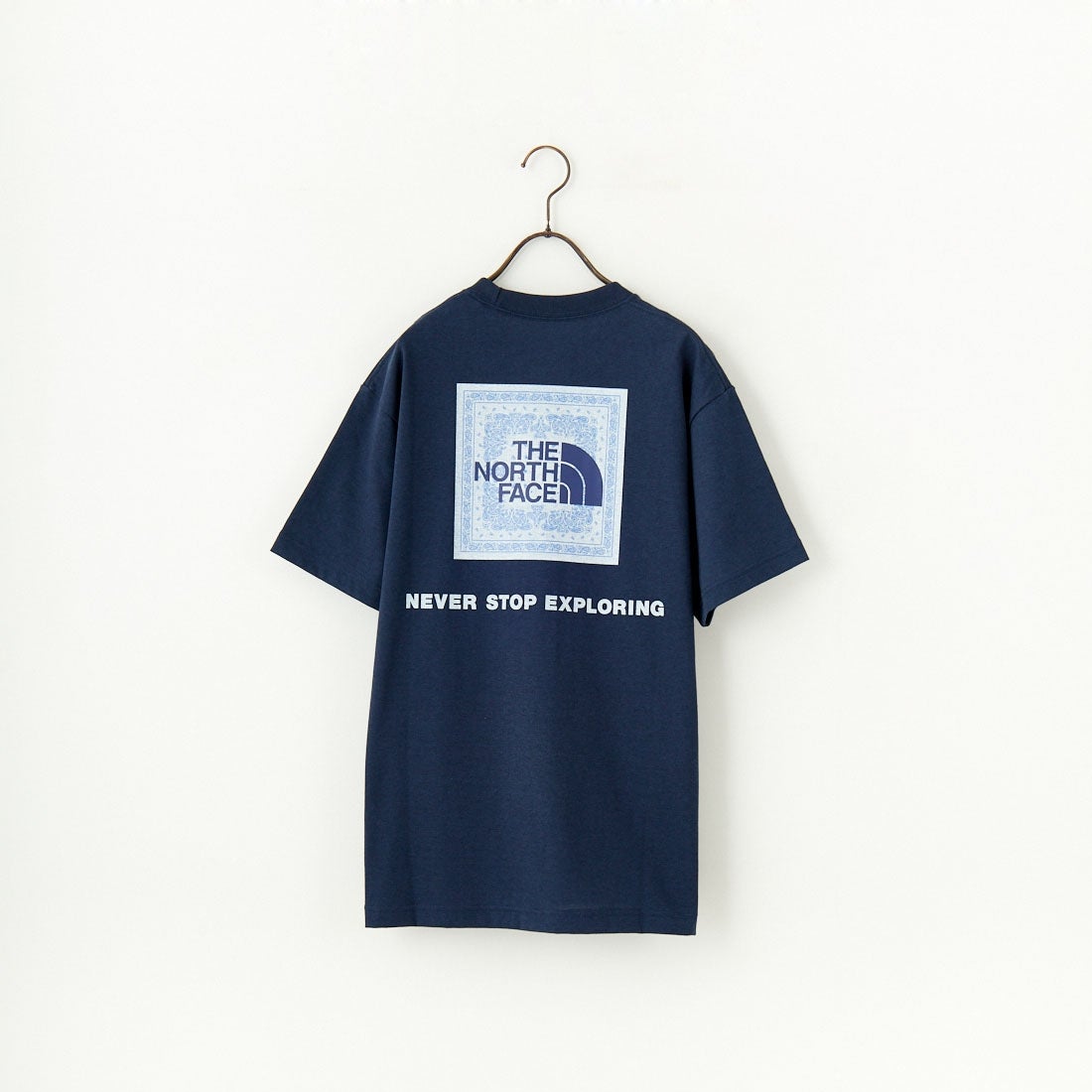 THE NORTH FACE [ザ ノースフェイス] ショートスリーブ バンダナスクエアロゴTシャツ [NT32446] UN