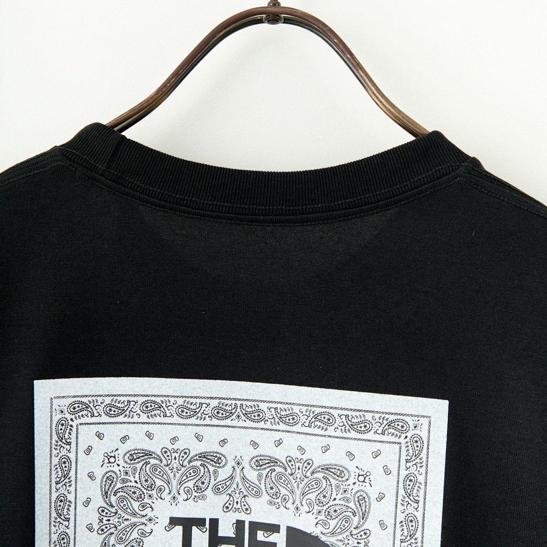 THE NORTH FACE [ザ ノースフェイス] ショートスリーブ バンダナスクエアロゴTシャツ [NT32446] K2