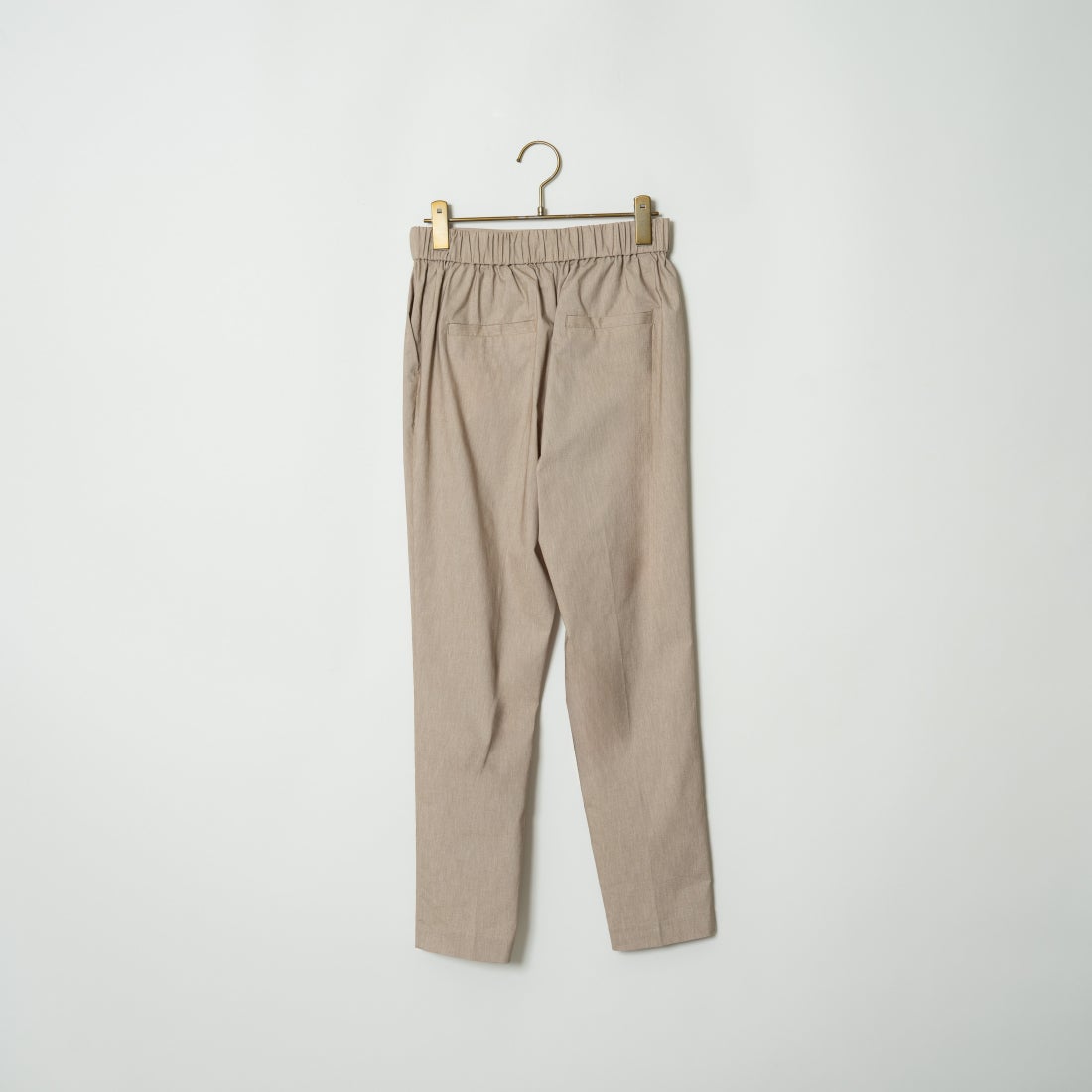 Jeans Factory Clothes [ジーンズファクトリークローズ] バックラッシュリネンプラススティックパンツ [21242052] 033 ﾍﾞｰｼﾞｭ